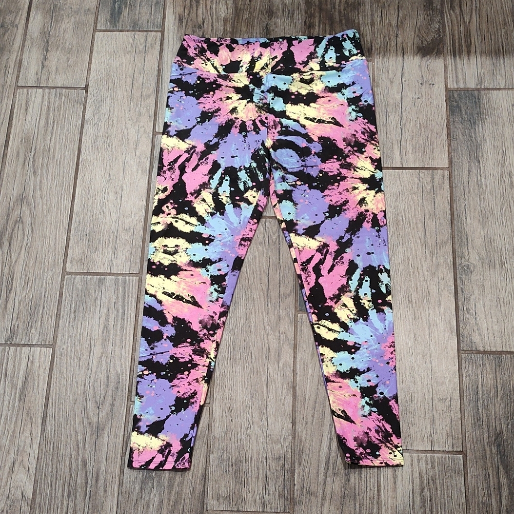 Lularoe TC Colorful Tie-Dye Leggings